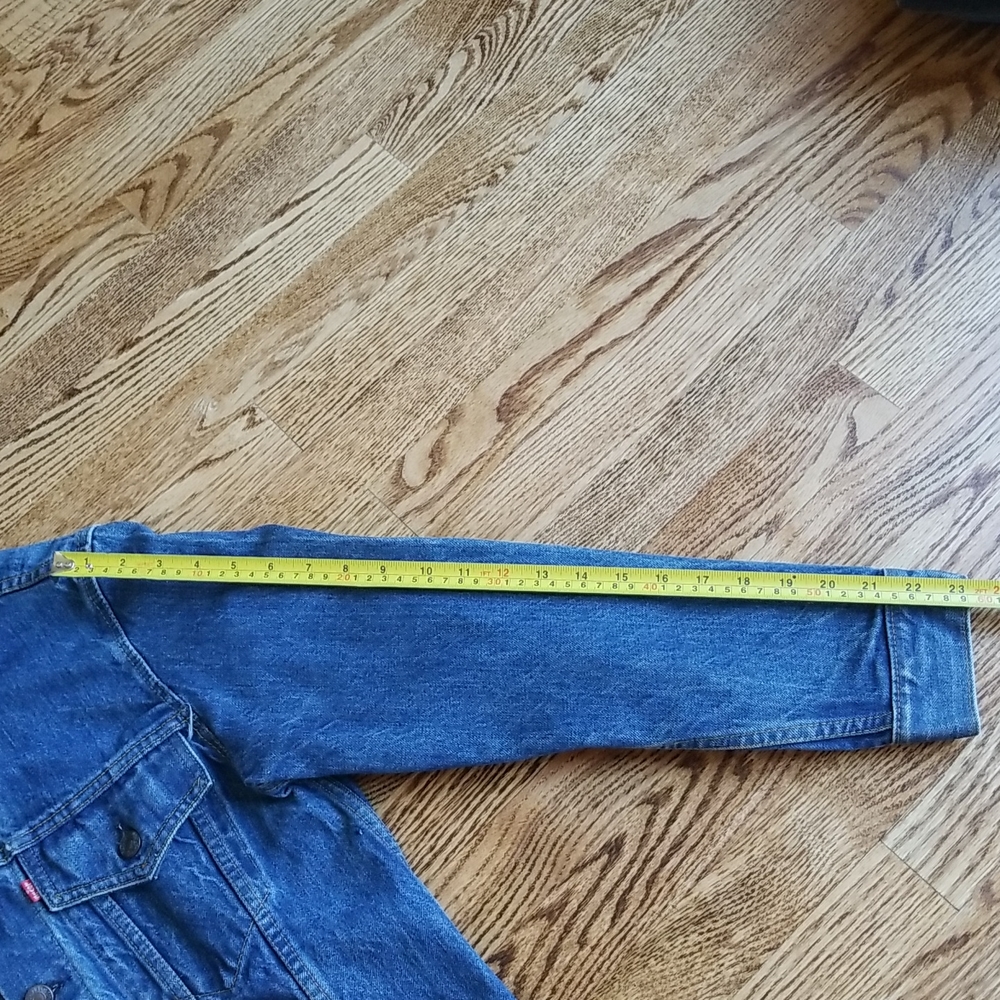 (36) Levi's Women's Denim Jean Jacket Cotton Retro Western Trending Country - Picture 5 of 7